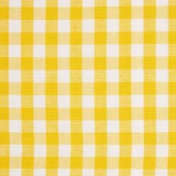 Cotton Gingham Check Yellow Ready Made Eyelet Curtains 9 Cotton Gingham Check Yellow Ready Made Eyelet Curtains -Best Homeware Store sf1126 33