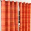 Cotton Morocco Striped Terracotta Curtain Pair 1 Cotton Morocco Striped Terracotta Curtain Pair -Best Homeware Store sf1131 cotton morocco striped terracotta curtain pair