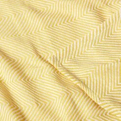 Cotton Halden Chevron Yellow Throw 13 Cotton Halden Chevron Yellow Throw -Best Homeware Store sf1779 05