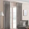 Silver Nova Eyelet Curtain Pair 1 Silver Nova Eyelet Curtain Pair -Best Homeware Store sf2109 10
