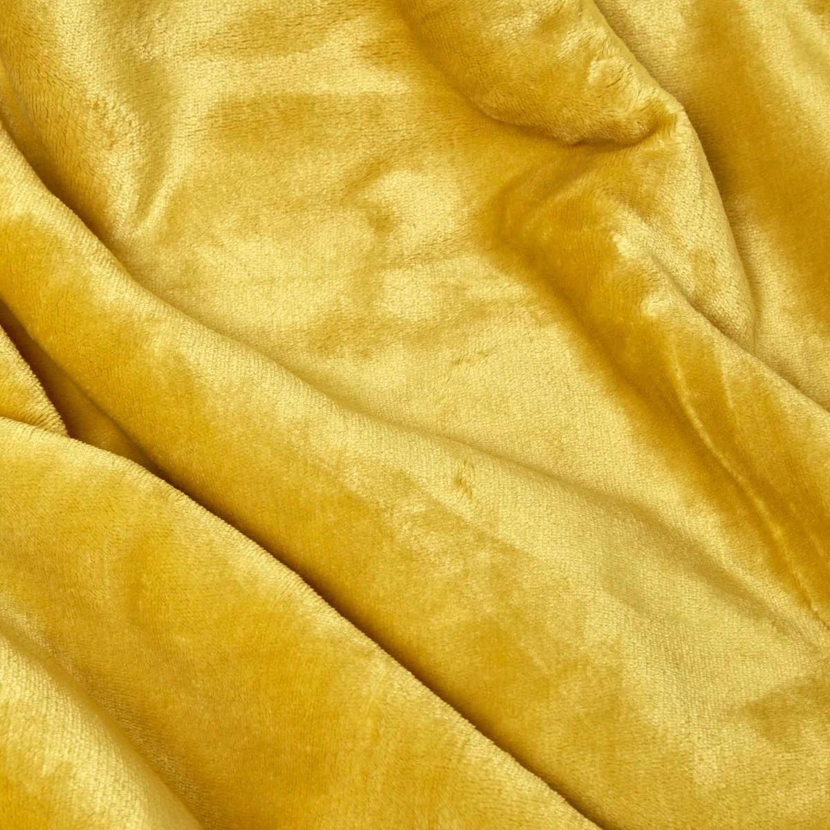 Mustard Soft Velvet Fleece Throw 7 Mustard Soft Velvet Fleece Throw - Image 5
