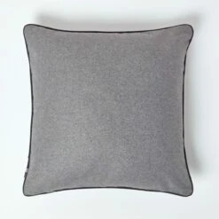 Felt Grey Filled Cushion, 50 X 50 Cm 8 Felt Grey Filled Cushion, 50 X 50 Cm -Best Homeware Store sf2148 2