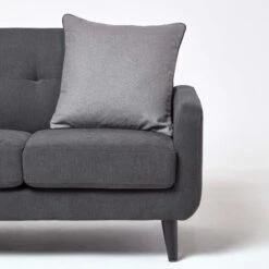 Felt Grey Filled Cushion, 50 X 50 Cm 9 Felt Grey Filled Cushion, 50 X 50 Cm -Best Homeware Store sf2148 3