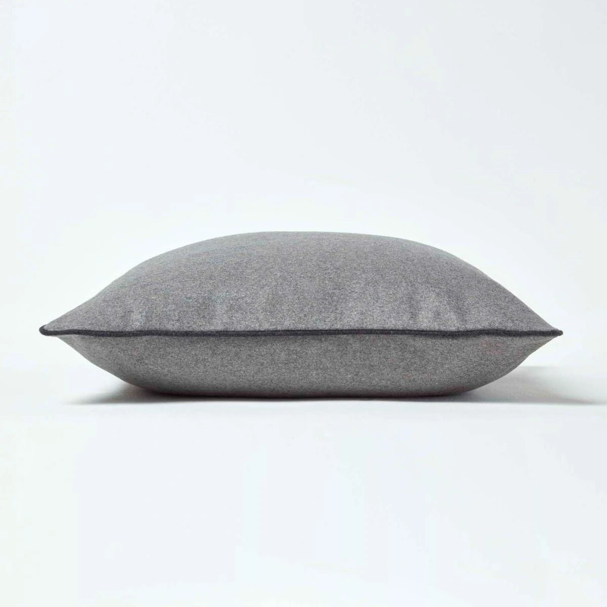Felt Grey Filled Cushion, 50 X 50 Cm 6 Felt Grey Filled Cushion, 50 X 50 Cm - Image 4