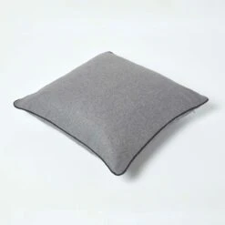 Felt Grey Filled Cushion, 50 X 50 Cm 11 Felt Grey Filled Cushion, 50 X 50 Cm -Best Homeware Store sf2148 5