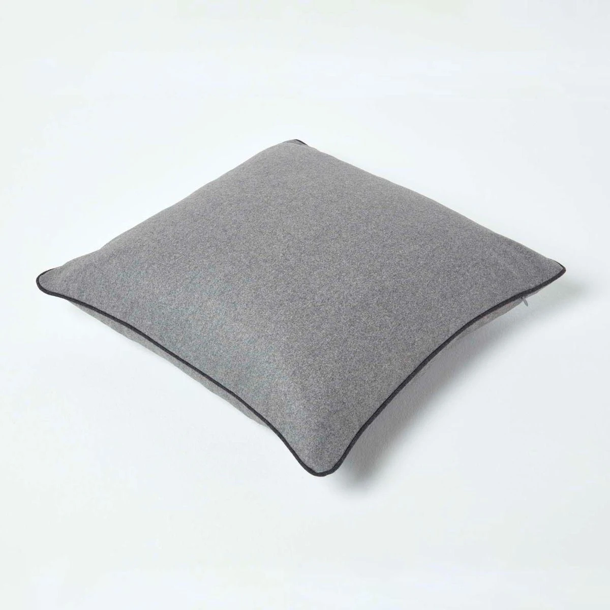 Felt Grey Filled Cushion, 50 X 50 Cm 7 Felt Grey Filled Cushion, 50 X 50 Cm - Image 5