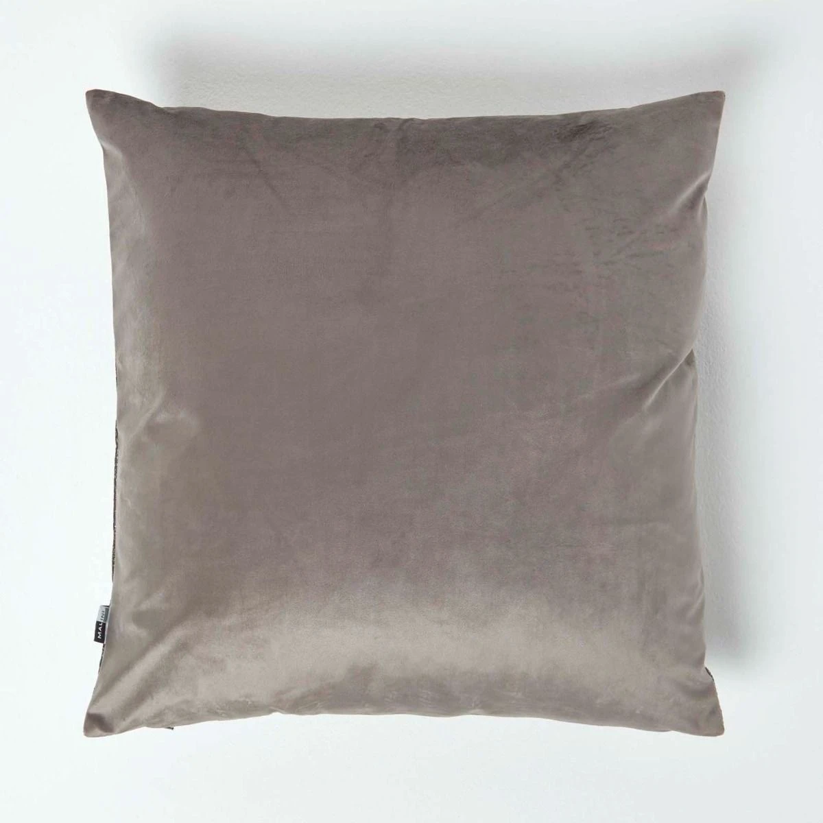 Metallic Silver Grey Filled Cushion, 50 X 50 Cm 4 Metallic Silver Grey Filled Cushion, 50 X 50 Cm - Image 2