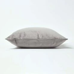 Soft Grey Velvet Filled Cushion, 50 X 50 Cm 10 Soft Grey Velvet Filled Cushion, 50 X 50 Cm -Best Homeware Store sf2152b 4