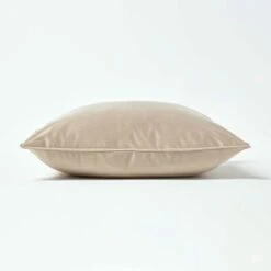 Soft Taupe Velvet Filled Cushion, 50 X 50 Cm 10 Soft Taupe Velvet Filled Cushion, 50 X 50 Cm -Best Homeware Store sf2152c 4