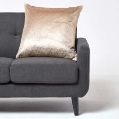 Metallic Gold Filled Cushion, 56 X 56 Cm 9 Metallic Gold Filled Cushion, 56 X 56 Cm -Best Homeware Store sf2155 3