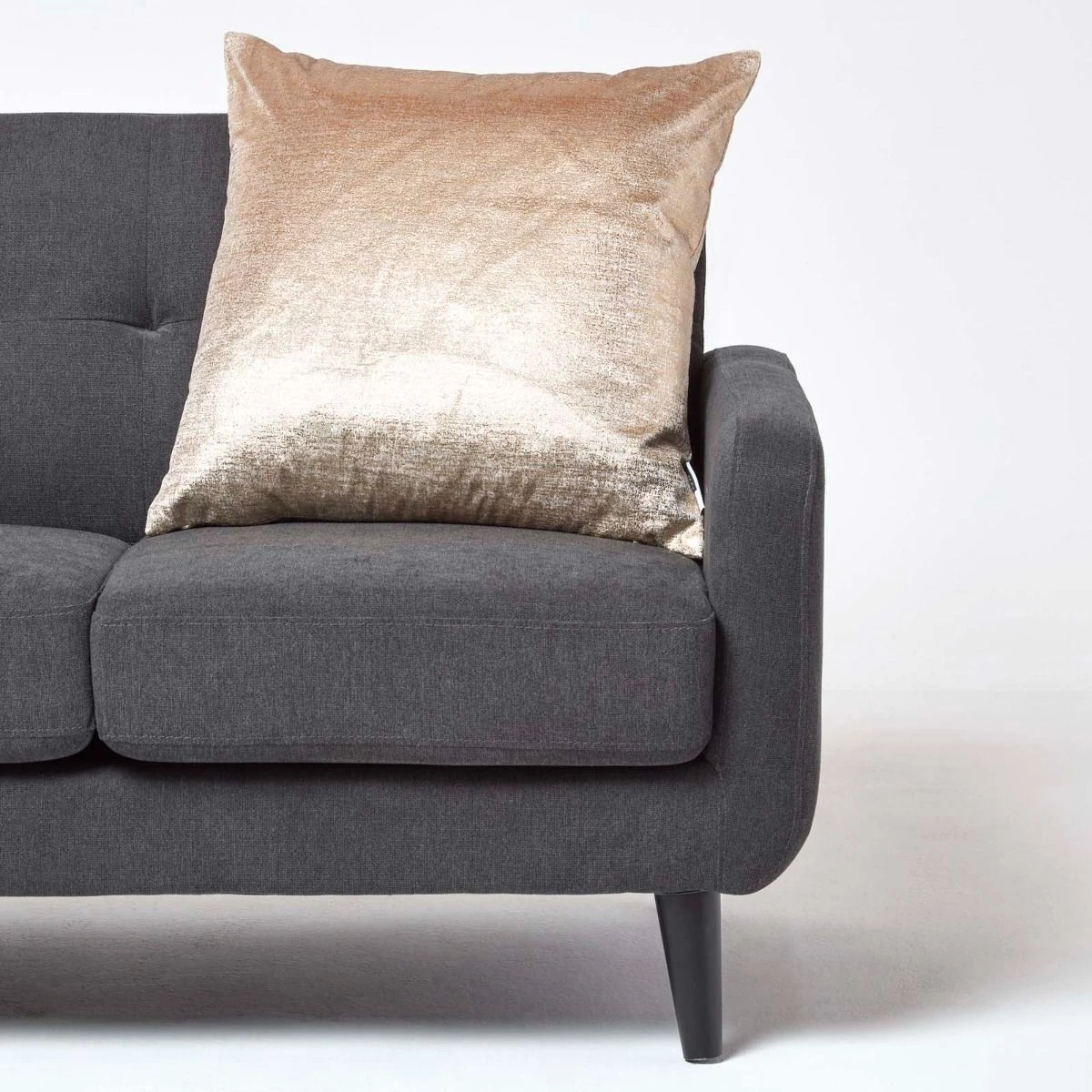 Metallic Gold Filled Cushion, 56 X 56 Cm 5 Metallic Gold Filled Cushion, 56 X 56 Cm - Image 3