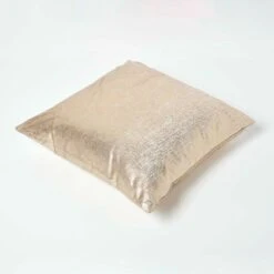 Metallic Gold Filled Cushion, 56 X 56 Cm 11 Metallic Gold Filled Cushion, 56 X 56 Cm -Best Homeware Store sf2155 5