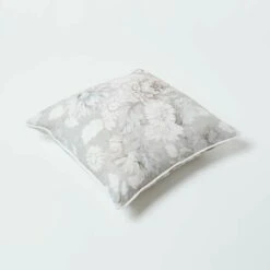Taupe Floral & Stripe Reverse Filled Cushion 45 X 45 Cm 11 Taupe Floral & Stripe Reverse Filled Cushion 45 X 45 Cm -Best Homeware Store sf2201 05