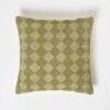 Lima Handwoven Textured Green Cushion 45 X 45 Cm