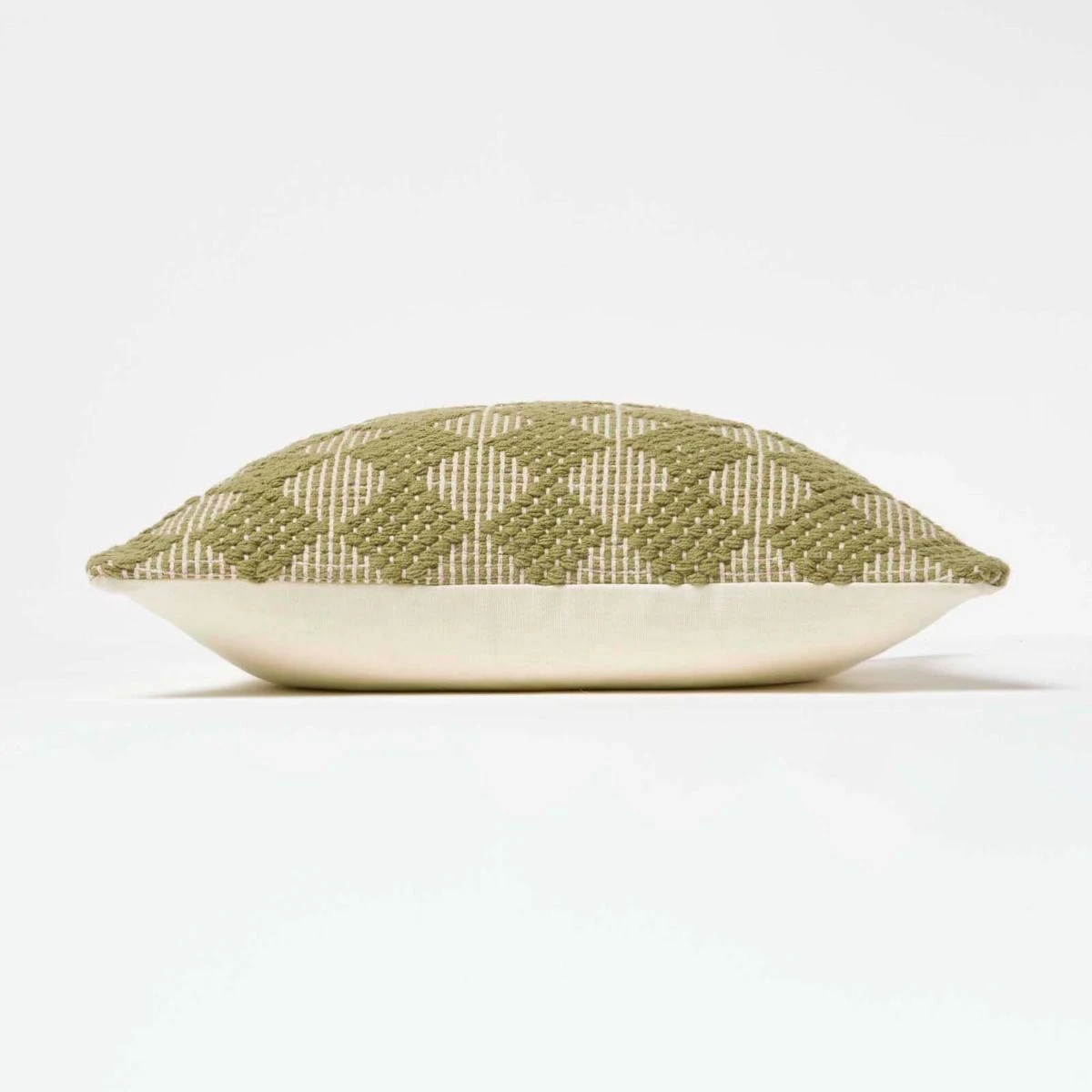 Lima Handwoven Textured Green Cushion 45 X 45 Cm 6 Lima Handwoven Textured Green Cushion 45 X 45 Cm - Image 4