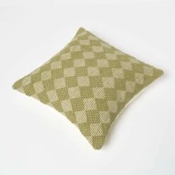 Lima Handwoven Textured Green Cushion 45 X 45 Cm 11 Lima Handwoven Textured Green Cushion 45 X 45 Cm -Best Homeware Store sf2222 5