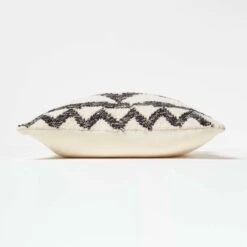 Koba Handwoven Traditional Black & Cream Cushion 45 X 45 Cm 10 Koba Handwoven Traditional Black & Cream Cushion 45 X 45 Cm -Best Homeware Store sf2230 4