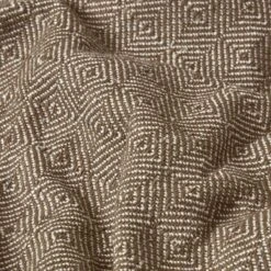 Malda Brown & Natural Cotton Throw With Tassels 9 Malda Brown & Natural Cotton Throw With Tassels -Best Homeware Store sf2270b 3 3