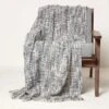 Ophelia Soft Grey Throw With Tassels 125 X 150 Cm 1 Ophelia Soft Grey Throw With Tassels 125 X 150 Cm -Best Homeware Store sf2271b 1