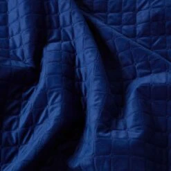 Diamond Quilted Navy Velvet Bed Throw 12 Diamond Quilted Navy Velvet Bed Throw -Best Homeware Store sf2289 4