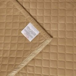 Diamond Quilted Beige Velvet Bed Throw 13 Diamond Quilted Beige Velvet Bed Throw -Best Homeware Store sf2290 5