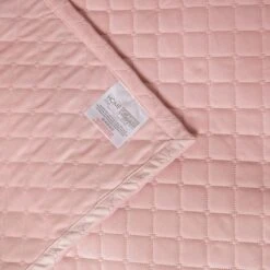 Diamond Quilted Pink Velvet Bed Throw 13 Diamond Quilted Pink Velvet Bed Throw -Best Homeware Store sf2291 5