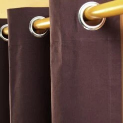Best Homeware Store -Best Homeware Store solid curtain chocolate close up shot